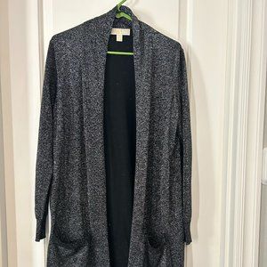 Silver Shimmer Michael Kors Duster XL
